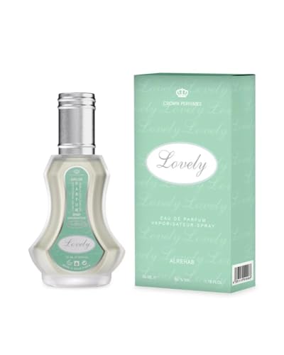 Al Rehab Lovely – Eau de Parfum Oriental en Spray 35 ml aux Notes de Fraise, Rose et Bois de Santal – Pour Femme et Homme