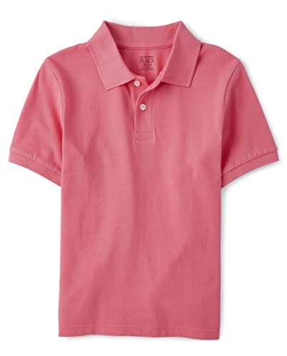 Image of The Children's Place Boys' Uniform Short Sleeve Pique Polo