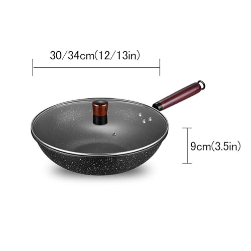NOPIEJD Flatbodenbratpfanne, Geeignet Für Induktionskocher, 12 -Zoll -abnehmbare Nicht -Stick -bratpfanne, Nicht -Stick -pfanne Für Den Haushaltsgebrauch, Holzgriff Flacher Bodenpfanne 5 NOPIEJD Flatbodenbratpfanne, Geeignet Für Induktionskocher, 12 -Zoll -abnehmbare Nicht -Stick -bratpfanne, Nicht -Stick -pfanne Für Den Haushaltsgebrauch, Holzgriff Flacher Bodenpfanne