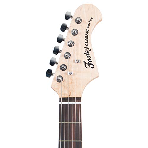 Fazley FST118BK guitare électrique noire - Les Beatles, Paul McCartney, John Lennon, RIngo Starr, George Harrison Fazley FST118BK guitare électrique noire – Image 8