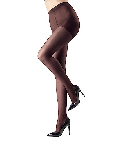 Image of MeMoi Control Top Crystal Pantyhose for Women, Breathable Sheer Tights, Control Top Sheer Stockings, Comfortable Panty Hose