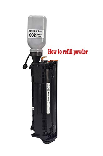 Image of NICE Easy Refill 303 for Canon LBP 2900, 2900B, 3000, L11121E - Black, High Yield - Toner Cartridge + Easy Refill Powder