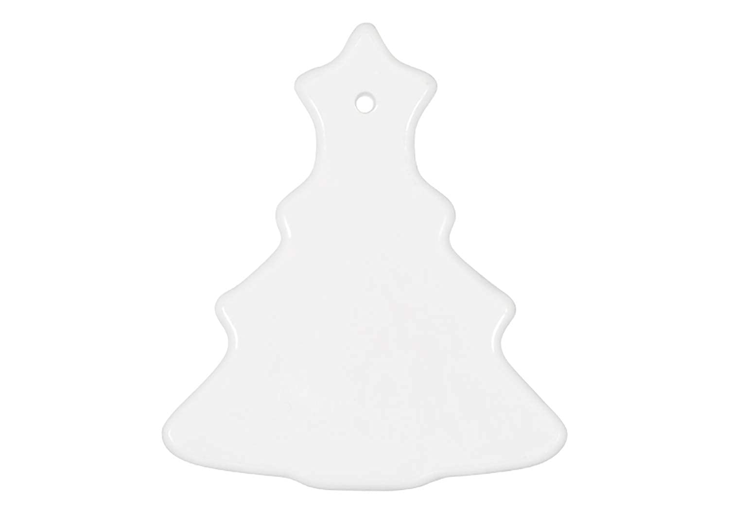Signzworld Sublimation Christmas Decoration Blank (POLYMER) Hanging Ornament (Tree Shape, 50)