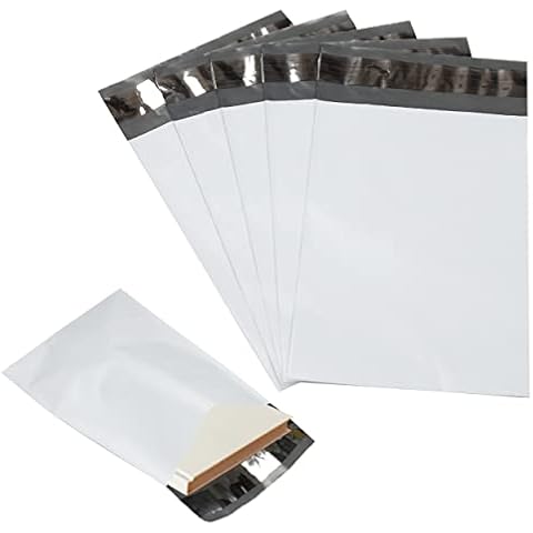 3000 Pack Secure Seal White Poly Mailers Shipping Bags - Safe Shipping with 7.5x10.5 Mailers Poly Bags - E-Commerce Poly Bags for Shipping - Self Sealing 2 Mil Poly Shipping Envelopes Cover