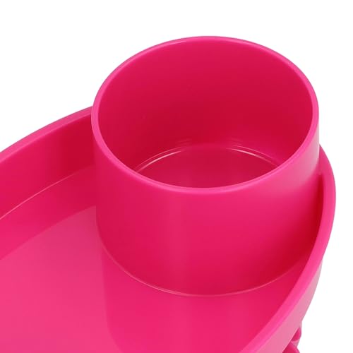 Image of Keenso Car Seat Snack Tray,Portable Travel Rotating Cup Holder Plate for Car Seats, Booster,Stroller (#12)