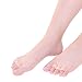 Duorui 2 Pairs Gel Hammer Toe Pads, Hammer Toe Cushion, Overlapping Toes, Toe Straightener, Pain Relief for Curled Toe … (Beige)