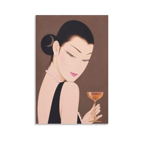  ߓcY̔l m  w |X^[ (56) EH[A[g  G xbh[ rO ǂ̊G16x24inch(40x60cm)