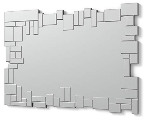 DekoArte E063 - Espejos Decorativos Modernos De Pared | Espejos Decoración para Tu Salón Dormitorio, Entrada, Recibidor |...