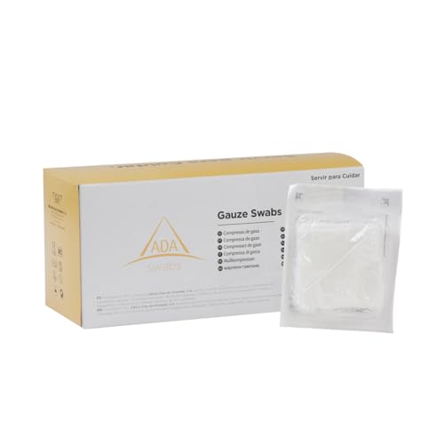 ADA Swabs, Compresas de gasa estériles 7,5x7,5cm
