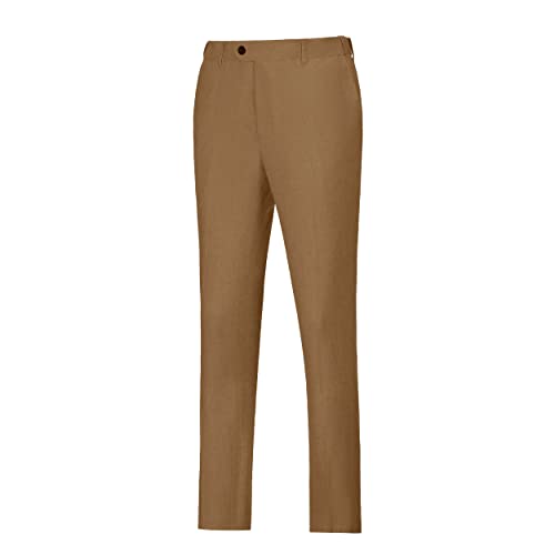 Mens Suit Set Linen Beach Wedding Two Pieces Formal Elegant Summer Prom Dinner Vests Pants for Men4