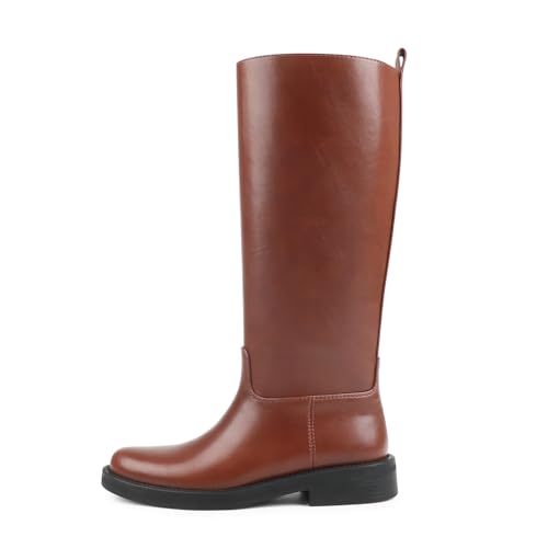 Image of JOY IN LOVE Knee High Boots for Women Chunky Heel Tall Boots