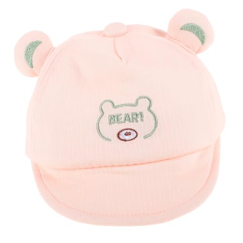 Casquette protection solaire enfant rose en coton respirant YSJNHX
