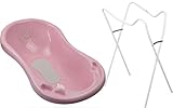 Mit diesem Badewannenset haben Eltern alles was Sie zum Baden eines Babys benötigen, Durch die runden Formen und nicht vorhandenen Kanten, sorgt das Set nicht nur für enorme Sicherheit, sondern auch für Komfort.