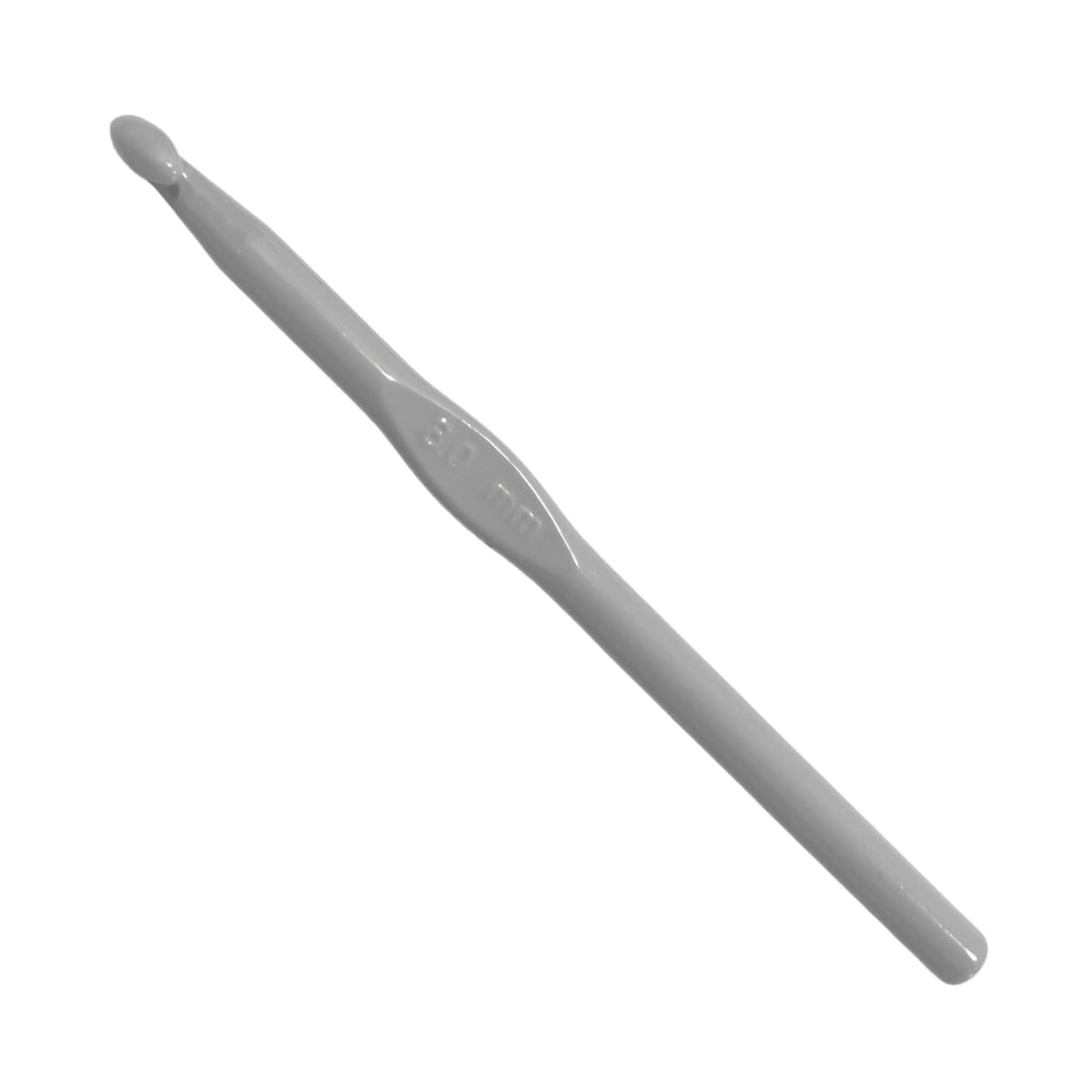 JYC CREATIVE 1 x Steel Crochet Needle, Ergonomic, Soft, for Crafts Knitting Scarves, Hats, Amigurumis, DIY