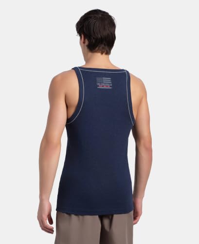 Image of Jockey US54 Men Super Combed Cotton Square Neck Gym Vest with Graphic Print