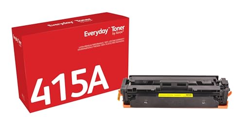 Toner Everyday Jaune Compatible avec HP 415A (W2032A), Capacité Standard