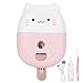 Opryskiwacz nano mgły, opryskiwacz parowy do twarzy z ciepłą mgiełką Spa z funkcją alarmu USB przenośny nawilżacz urządzenie do nawilżania twarzy(różowy)
