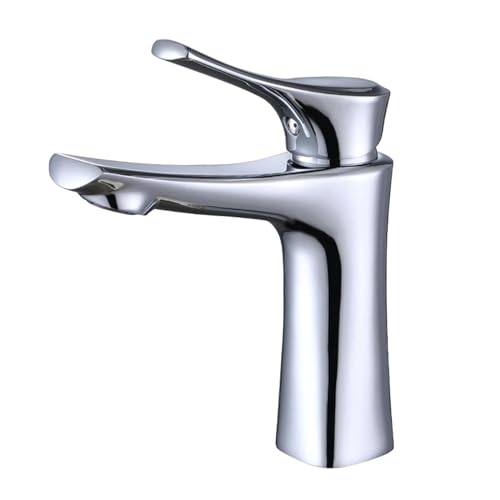 Robinet à poignée monté sur comptoir pour mélangeur lavabo salle de bains - 2