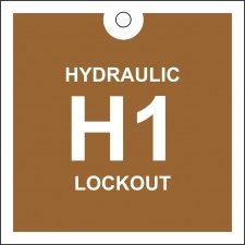 Premier Factory Safety Hydraulic Lockout Tag: Square: Amazon.com ...