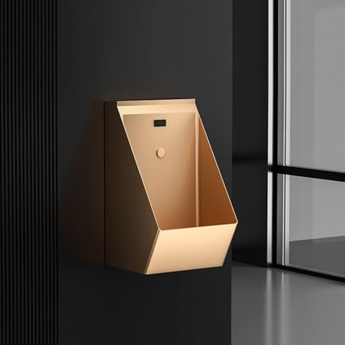 Urinarios de exterior para hombres con sensor automático en acabado oro rosa 2