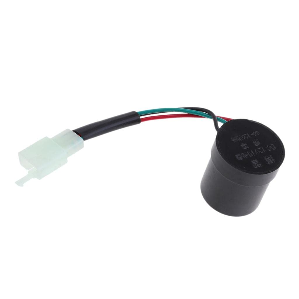 12V 3 Wires Universal Round Motorcycle Turn Signal Indicator Beeper Flasher Relay