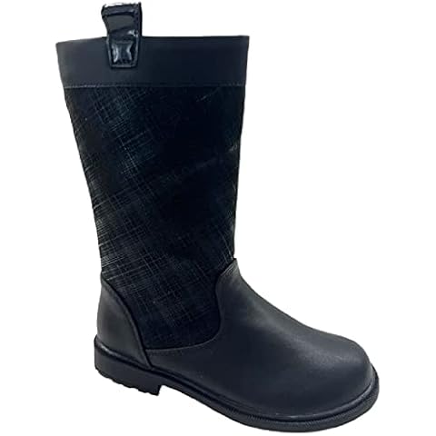 sole london Girls Winter Zip Up Biker Boots Cover