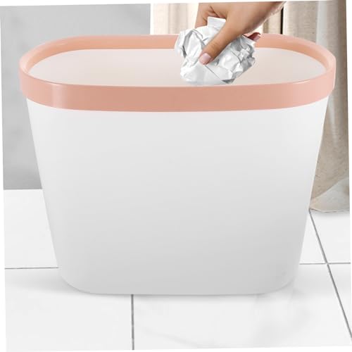 Caneca de basura rectangular 12.6x10.63x5.51 pulg capacidad grande miniatura 6