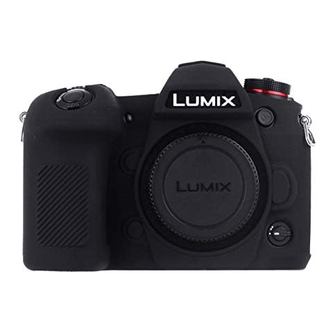 STSEETOP Panasonic LUMIX G9 Camera Case, Professional Silicone Rubber Camera Case Cover Detachable Protective Case for Panasonic LUMIX G9 (Black) Cover