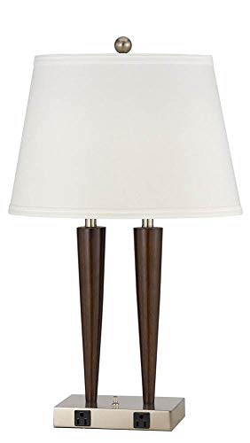 Lámpara de Mesa Cal Lighting LA-2025DK-2RBW, 16 pulgadas