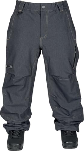 L1 Rankin Men's Snow Pants, Denim, Large