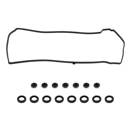 Image of KAX VS50614R Valve Cover Gasket Set Fit for Honda CR-V 2002-2014, Accord 2003-2012, Acura TSX 2004-2014, Element 2003-2011, RDX 2007-2012, Civic 2002-2015, RSX 2002-2006, Crosstour 2012-2015 2.0L 2.4L