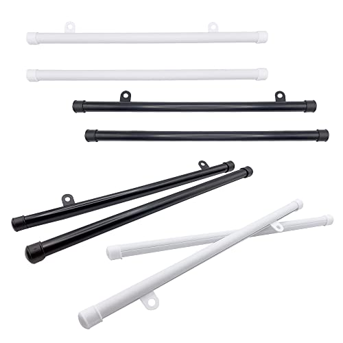 XINGSUI Marcos para póster 33 cm-4 juegos de colgadores para póster, kit para colgar obras de arte en lienzo, para pósters, cuadros, fotos, mapas, pergaminos (con orejas para colgar)