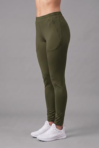 Image of Mehrang Stretchable Yoga Pants for Women & Gym Pants for Women Workout with Mesh Insert & Side Pockets