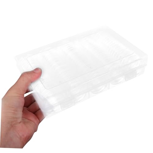 Caja de protección para monedas PLAFOPE y organizador de plástico con almohadilla interna 3