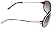 Carrera COOL/S Pilot Sunglasses, White, Black & Palladium Frame/Grey Gradient Lens, 68 mm