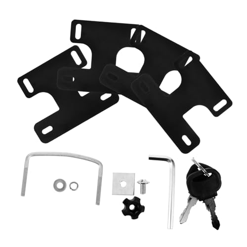 PRETYZOOM 4pcs Car Roof Rack Crossbars Holder Mounting Clips Luggage Rack Fixing Clamp Accessories