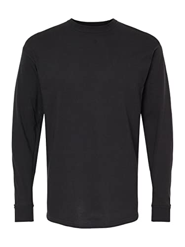 M&O - Gold Soft Touch Long Sleeve T-Shirt - 4820 - XL - Black