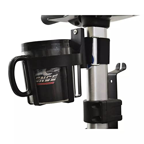 Combination Cell Phone/Drink Holder for Power Wheelchairs (Invacare Flange, 3.25 x .77