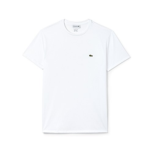Lacoste T-Shirt Regular Fit Homme , Blanc, S