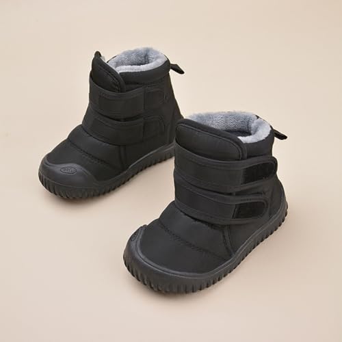 Girls Boys Warm F𝘂r Lined Winter Snow Boots Water𝗽roof Outdoor Ankle Booties Comfortable Shoes Tall Boots for Girls3