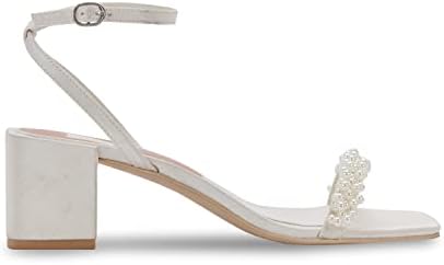 Dolce Vita Women's ZALIMA Low, Block Heel, Vanilla Pearls, 7.5 | Image 1