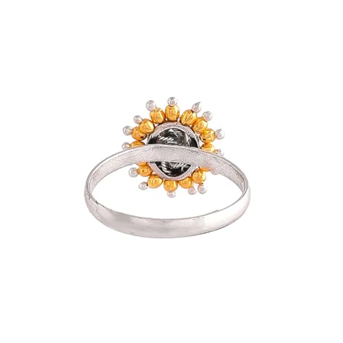 Veerangana Pearls & Kundan Statement Ring