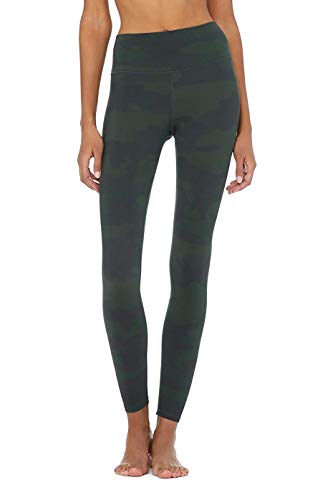 Alo Yoga Women's High Waist Vapor Legging, Hunter Camouflage, Small