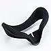 Orzero Silicone Eye Cover Skin Compatible for Quest Standard Facial Pad, Sweatproof Light Blocking (Washable) for Virtual Reality Headset - Black