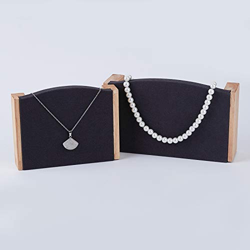 OLYCRAFT 2PCS Espositore per Gioielli in Legno