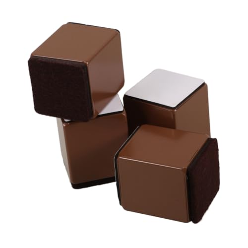 Holibanna 4pcs Bed Risers Pads Nonslip Furniture for Couch Sofa Table Cabinet Legs Easy Installation Prevents Sliding Tilting for Home Use