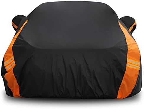 Avecrew Car Cover Waterproof All Weather for Automobiles, Outdoor Heavy Duty Full Exterior Covers for Sedan(194"-208")
