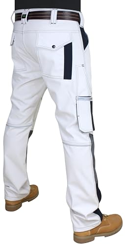 Pantalon de travail imperméable coupe-vent et blanc