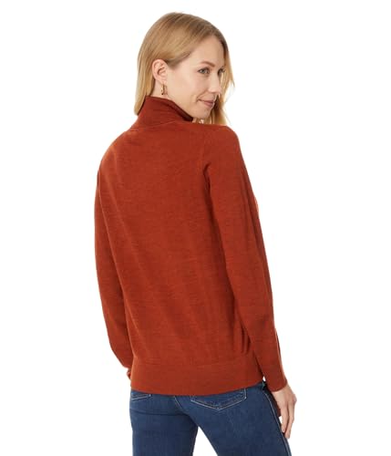 Image of PENDLETON Women's Merino Turtleneck, Arabian Spice Heather, XXS