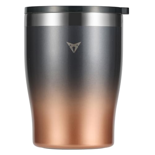 Seat 6H1069604C Thermosbecher 300ml Becher Trinkbecher Edelstahl mit CUPRA Logo grau